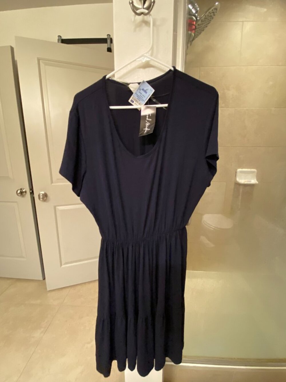 French Atmosphere Blue Womens Junior Dress Size 1X